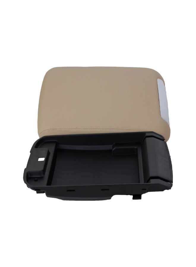 Beige Center Armrest Cover for Toyota Land Cruiser 2016–2021 - Image 2